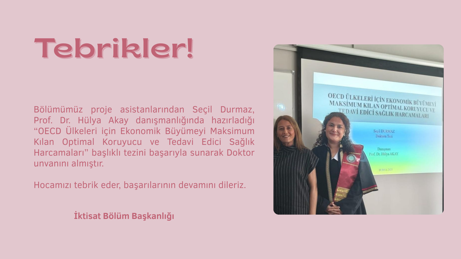  Tebrikler!